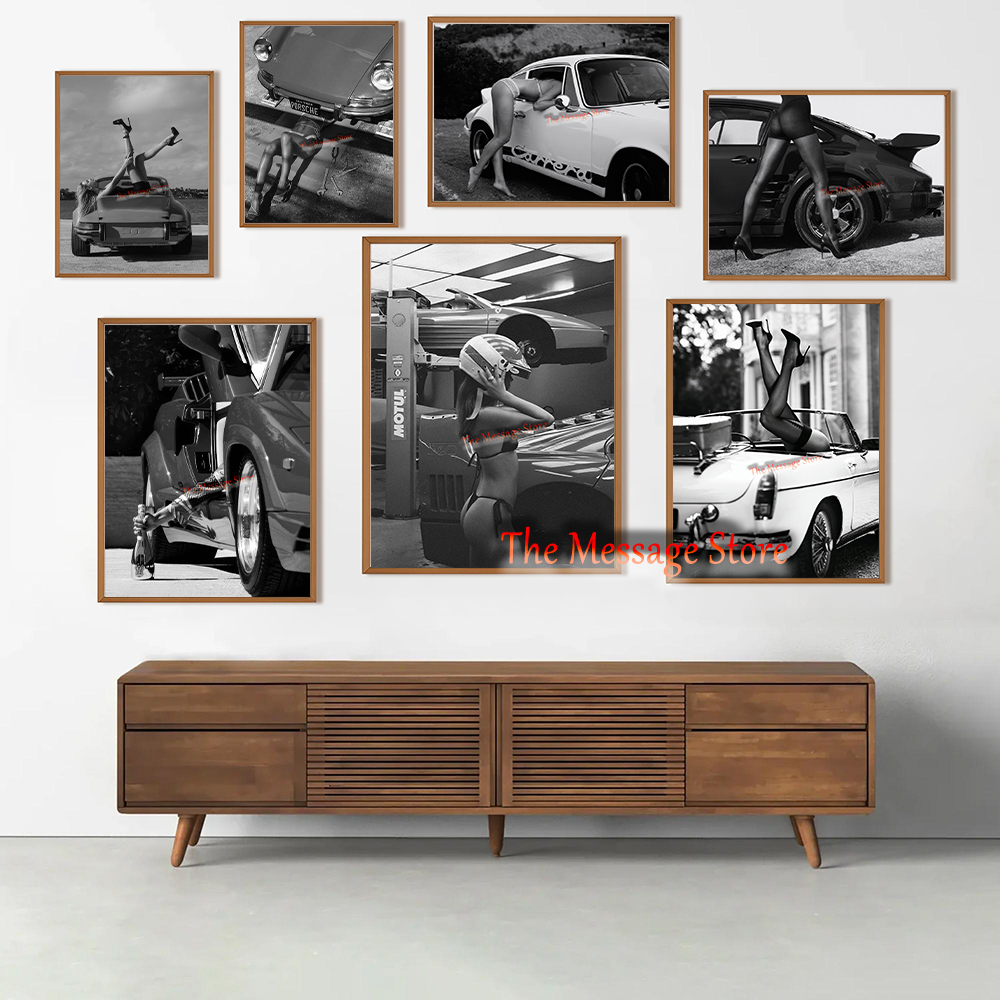 Luxury Lifestyle Homes Photos - Pintura em Tela de Carro Esportivo