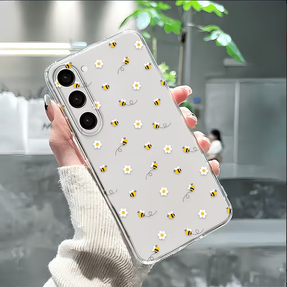 Samsung Galaxy A55 - Capa de Telefone Transparente em TPU