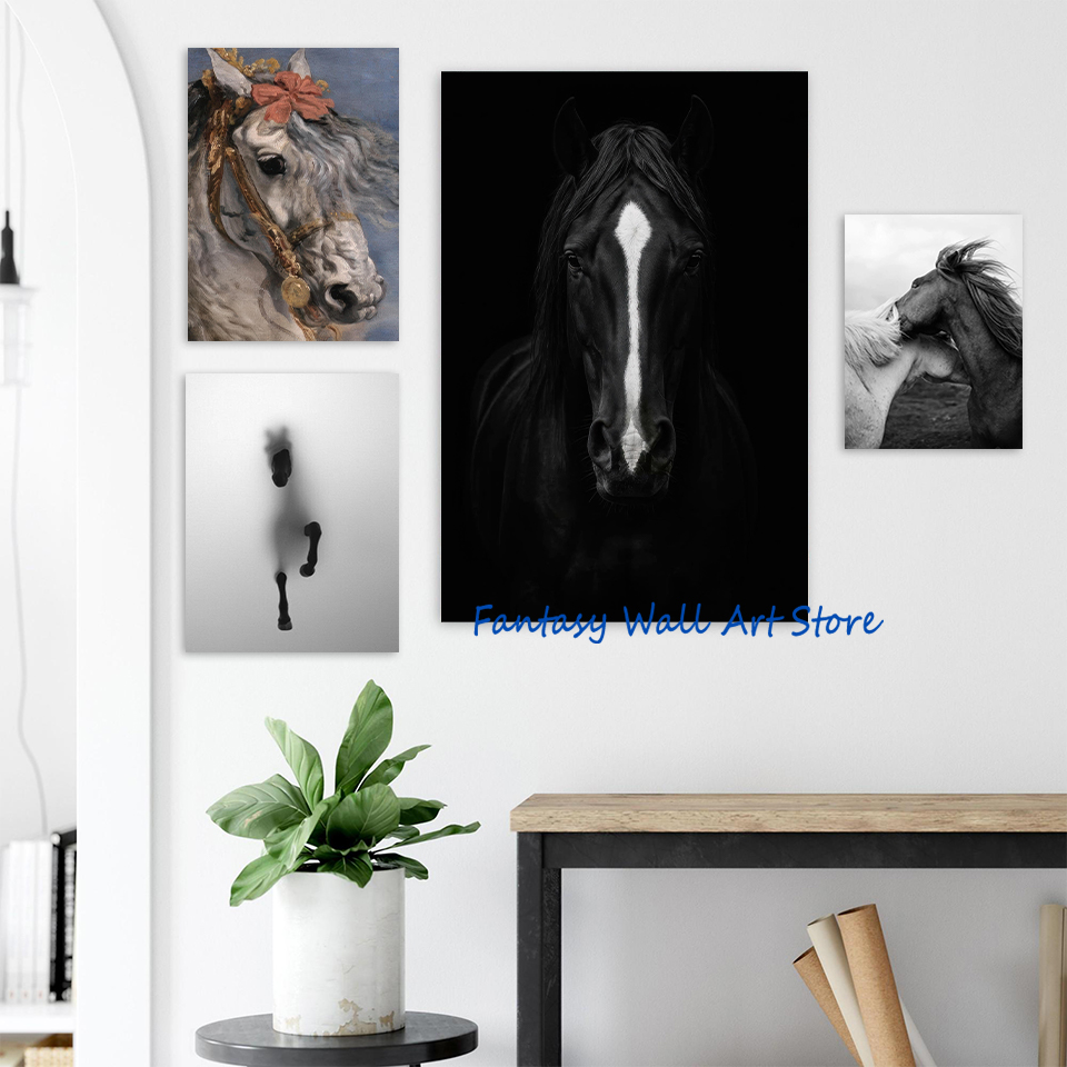 Fotos de Cavalos Pretos Vintag - Luxury Lifestyle Homes Photos avaliação e preço